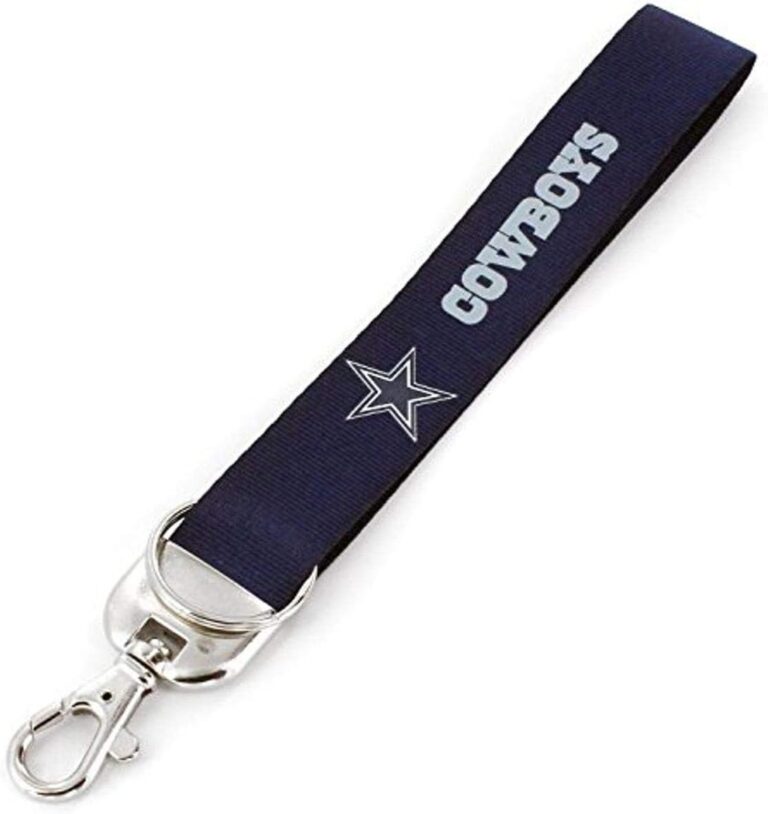 aminco NFL unisex-adult Deluxe Wristlet Keychain