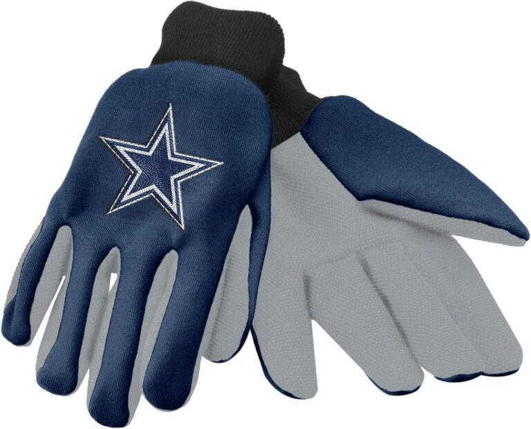 FOCO NFL Colored Palm Utility Work Gloves