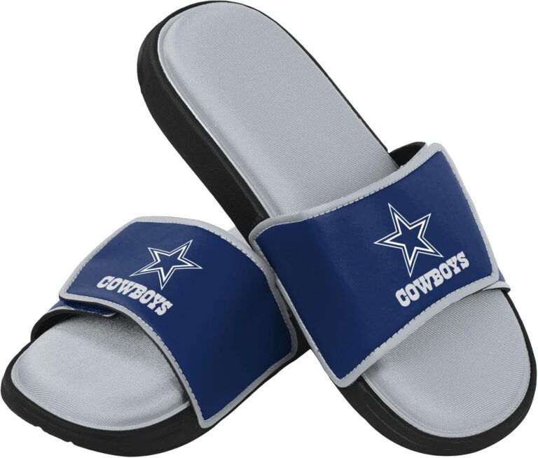 FOCO Dallas Cowboys NFL Mens Foam Sport Slide – L