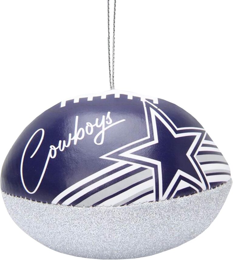 FOCO Pick Your NFL Team PU Leather Football Holiday Ornament