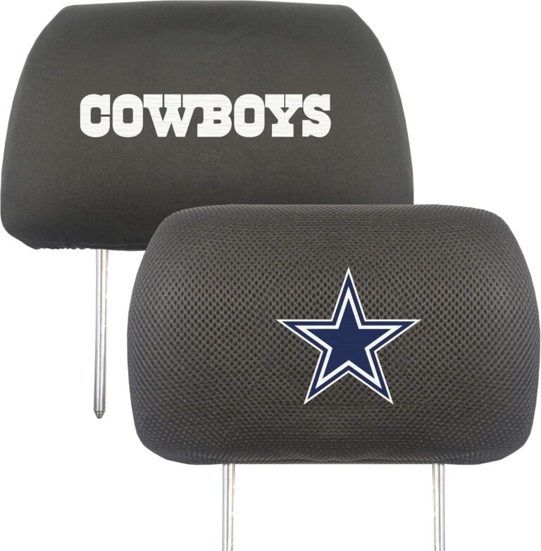 FANMATS NFL Unisex-Adult Embroidered Head Rest Cover