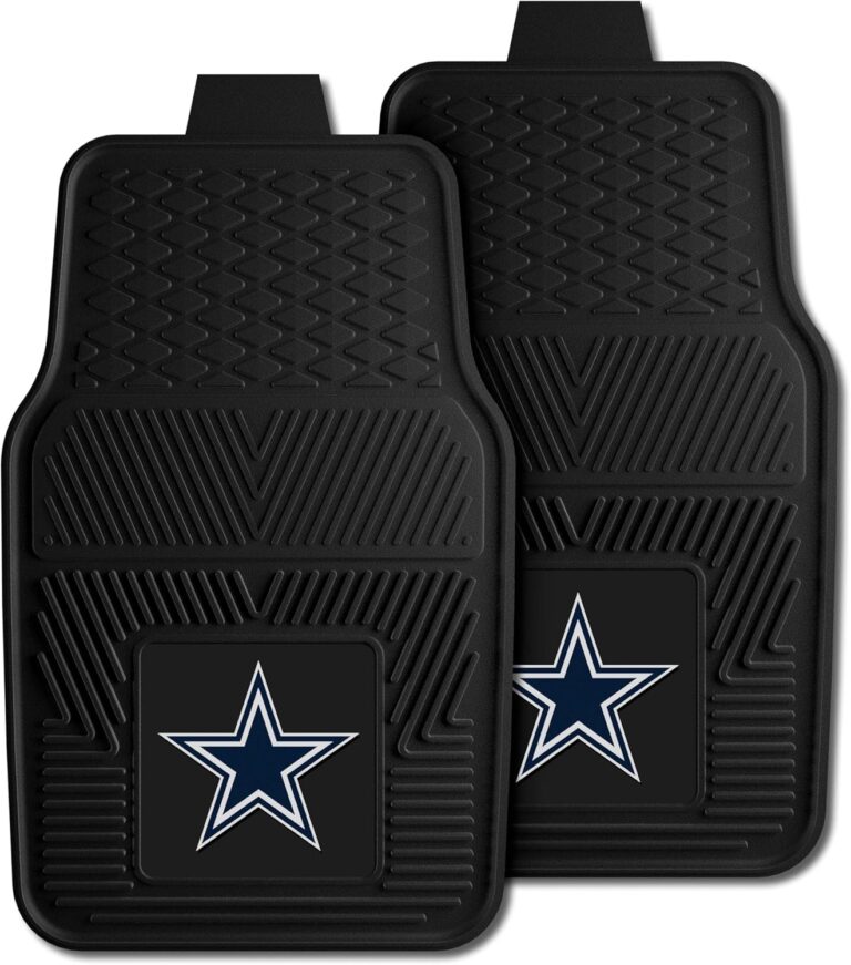 FANMATS – 8274 NFL Dallas Cowboys Vinyl Heavy Duty Car Mat,Set of two, 18″x27″