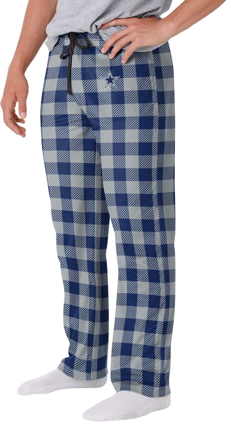 FOCO Men’s NFL Team Logo Buffalo Check Lounge Pants