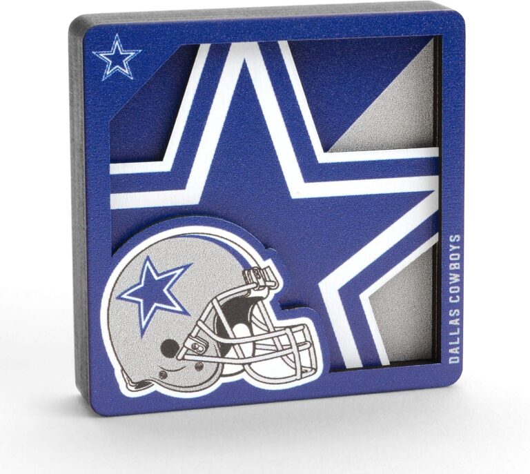 YouTheFan NFL Dallas Cowboys 3D Logo Series Magnets