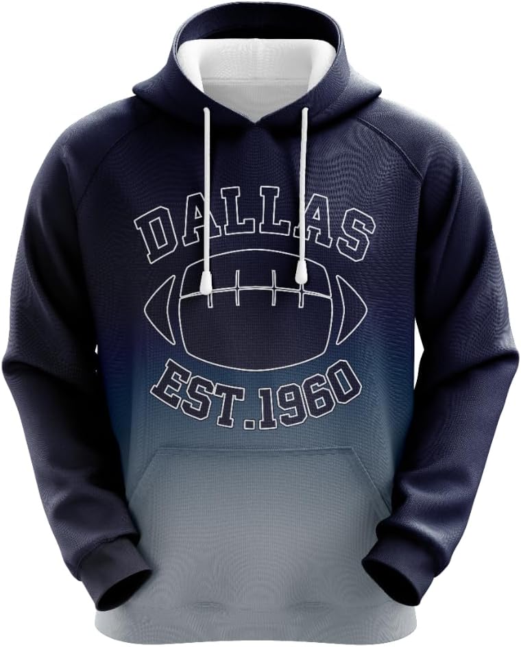 City Football Fade Color Soft Classic Pullover Fans Est. 1960 Vintage Style Unisex Sweatshirt Hoodie