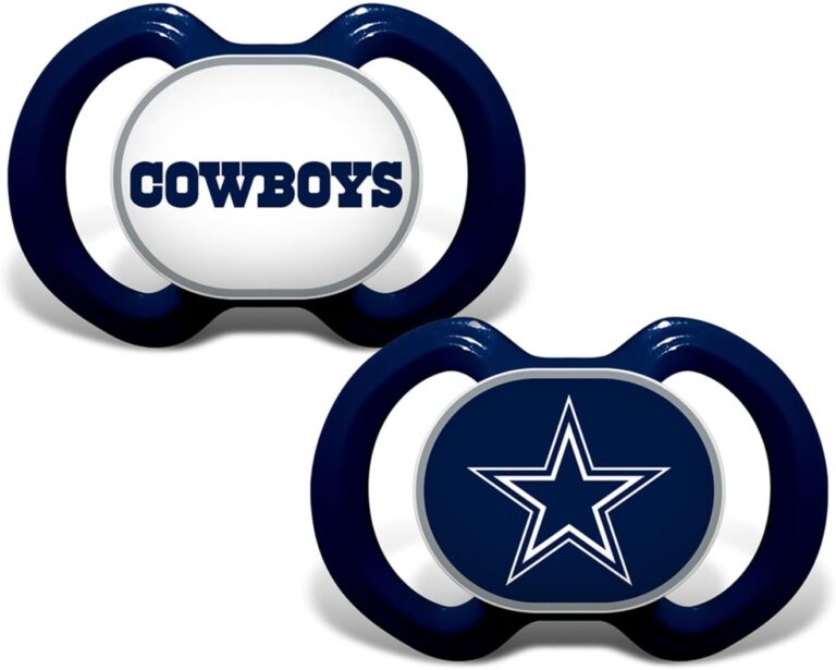 BabyFanatic Pacifier 2-Pack – NFL Dallas Cowboys – Officially Licensed League Gear