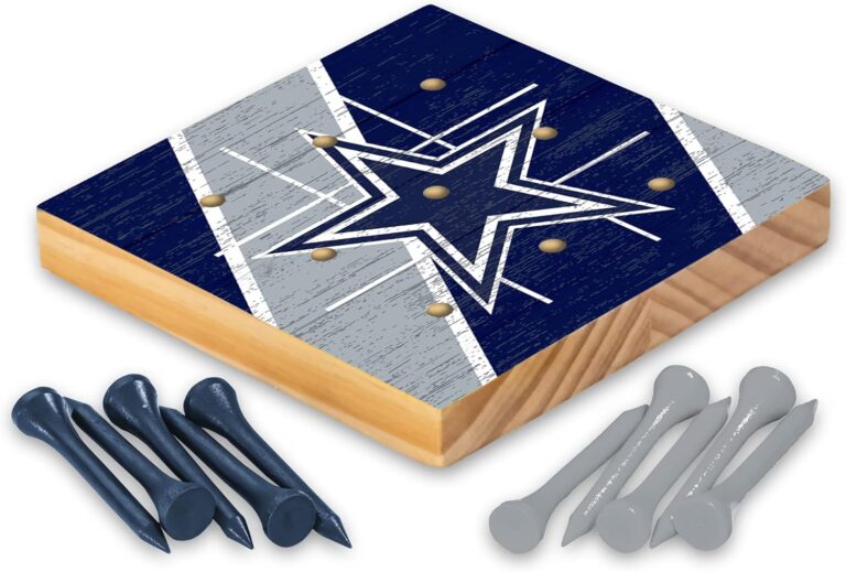 Rico Industries NFL Unisex-Adult Peg Tic Tac Toe Game