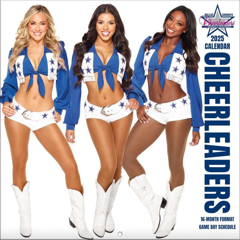 Dallas Cowboys Cheerleaders 12×12 Cameo Wall Calendar -16m