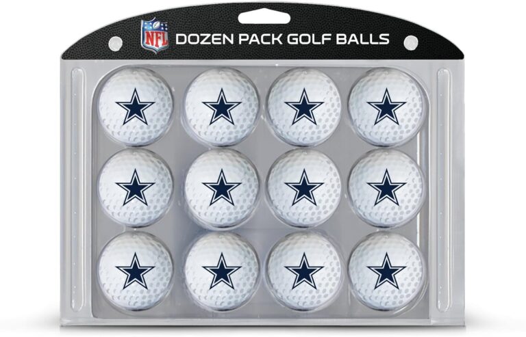 Team Golf NFL Dozen Regulation Size Golf Balls, 12 Pack, Full Color Durable Team Imprint