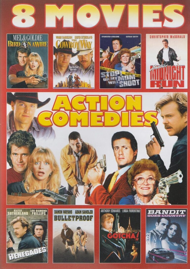 Action Comedies (8-Movie Collection) Bird On A Wire / Stop! Or My Mom Will Shoot / Renegades / Gotcha! / The Cowboy Way / Another Midnight Run / Bulletproof / Bandit Goes Country